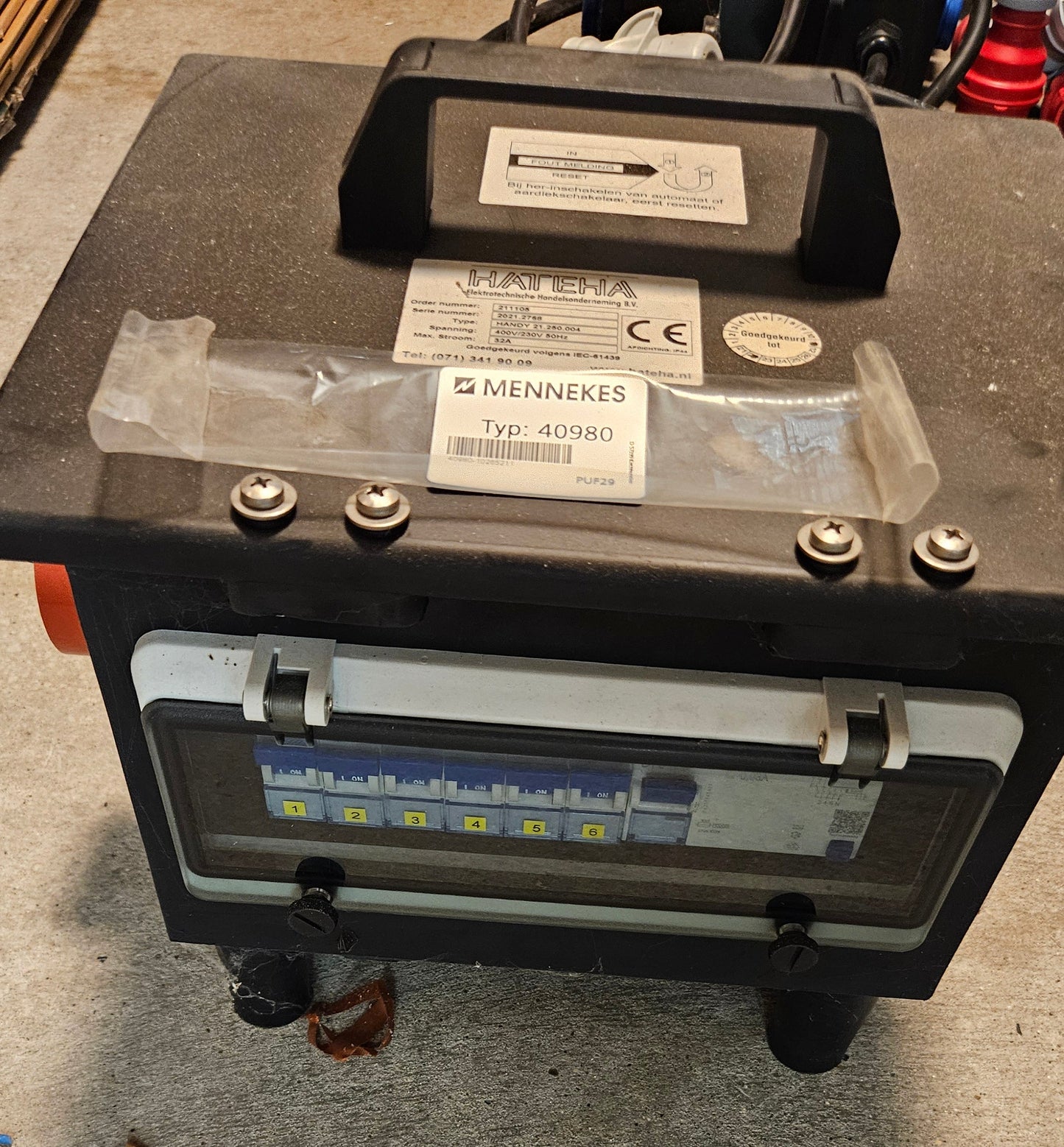 Handy krachtstroom verdeel-paddestoel Type 40980